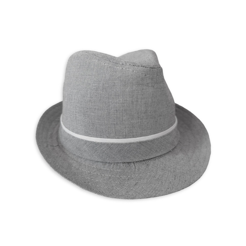 Fedora Trilby Hat Women M/L Blue Gray‎ Coastal Summer Mob Wife Edgy Streetwear